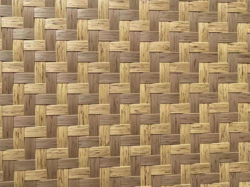 Suspended bamboo mat