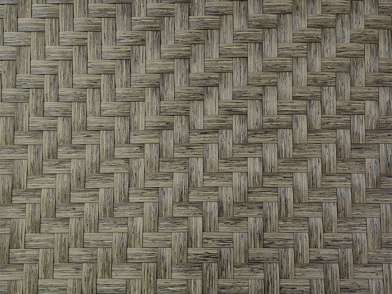 Suspended bamboo mat